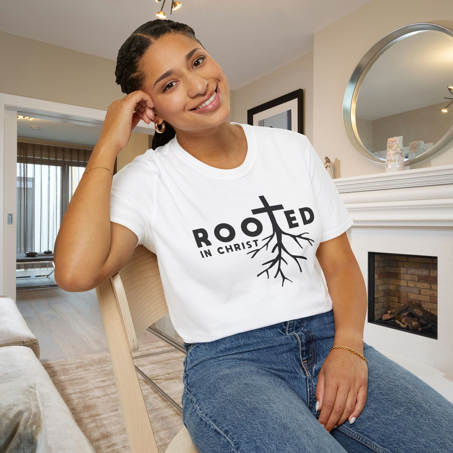Rooted in Christ Adult T-shirt