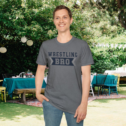 Wrestling Bro Adult T-shirt