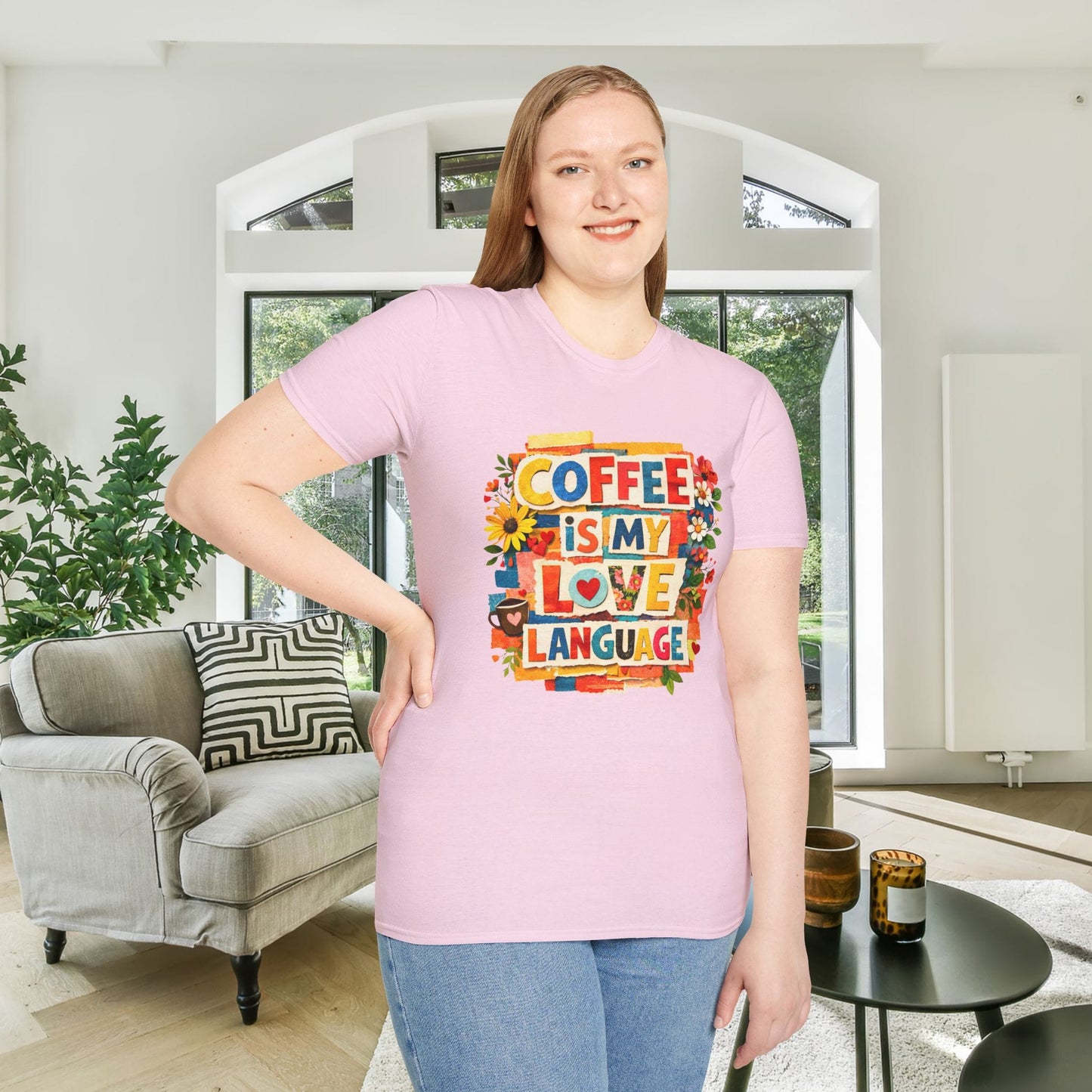 Coffee Is My Love Language Adult T-shirt