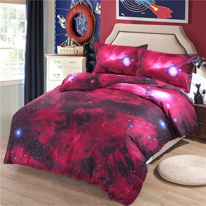 Starry Sky Print 4Pc Bedding Set