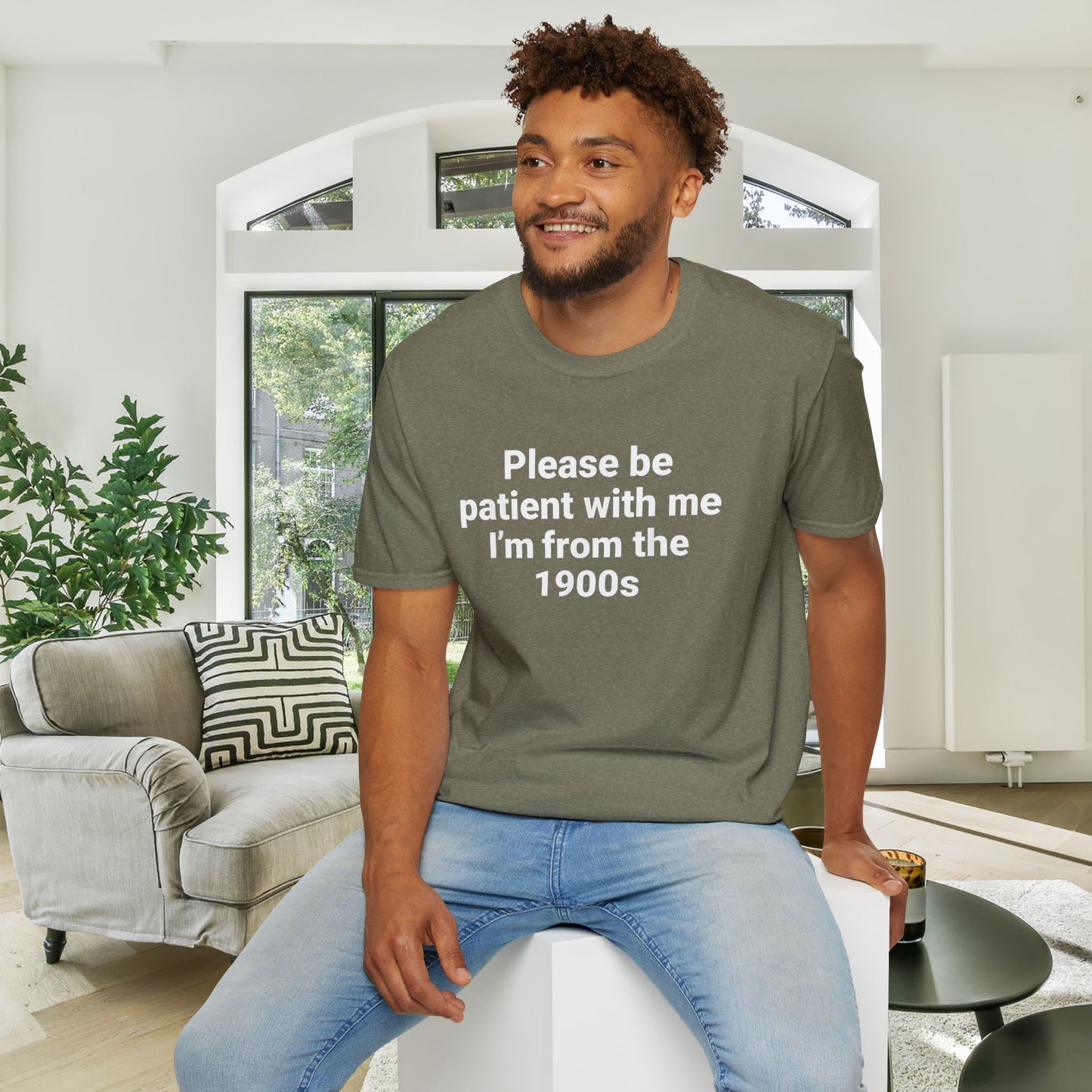 Please Be Patient With Me I'm From The 1900's (Simple) Adult T-shirt