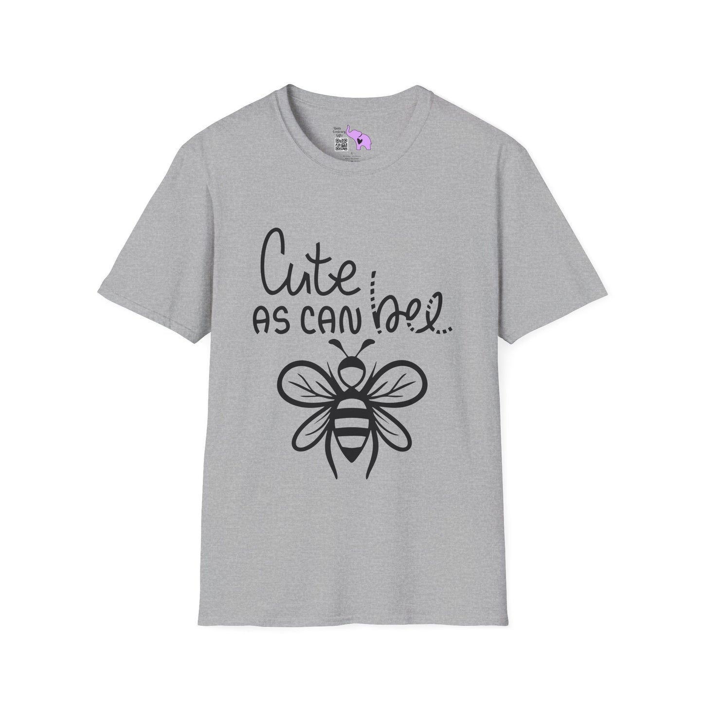 Cute As Can Bee Adult T-shirt