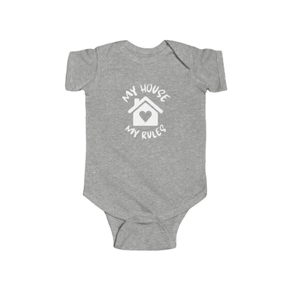 My House My Rules Infant Fine Jersey Bodysuit