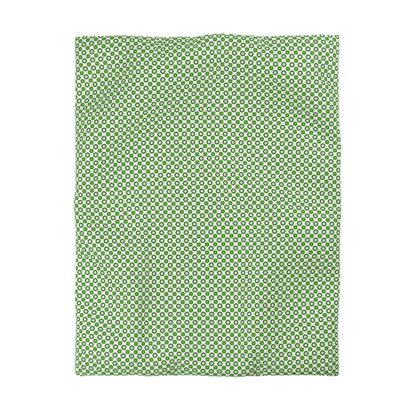Emerald Star Garden Microfiber Duvet Cover