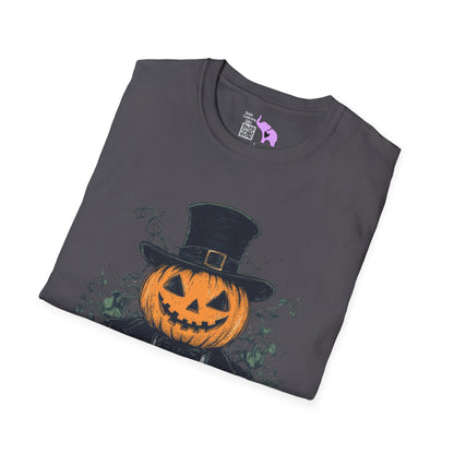 Halloween Pumpkin Man Adult T-shirt