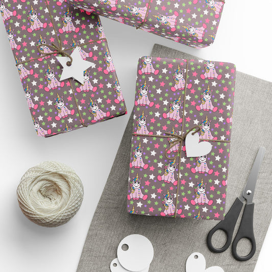 Stardust Unicorn Dreams Wrapping Paper