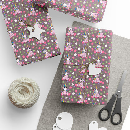 Stardust Unicorn Dreams Wrapping Paper