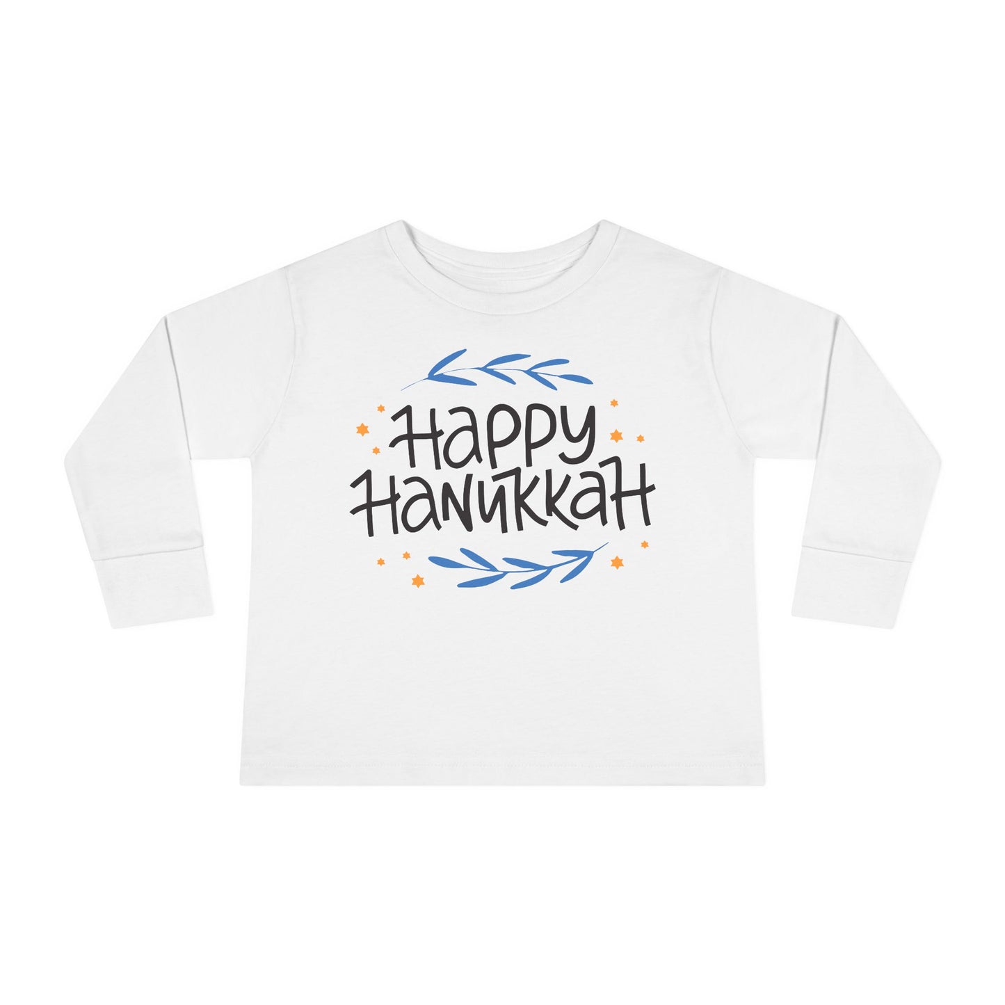 Happy Hanukkah 2 Toddler Long Sleeve Tee