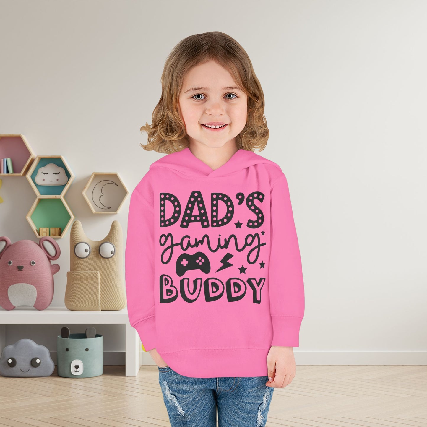 Dad's Gaming Buddy Toddler Hoodie