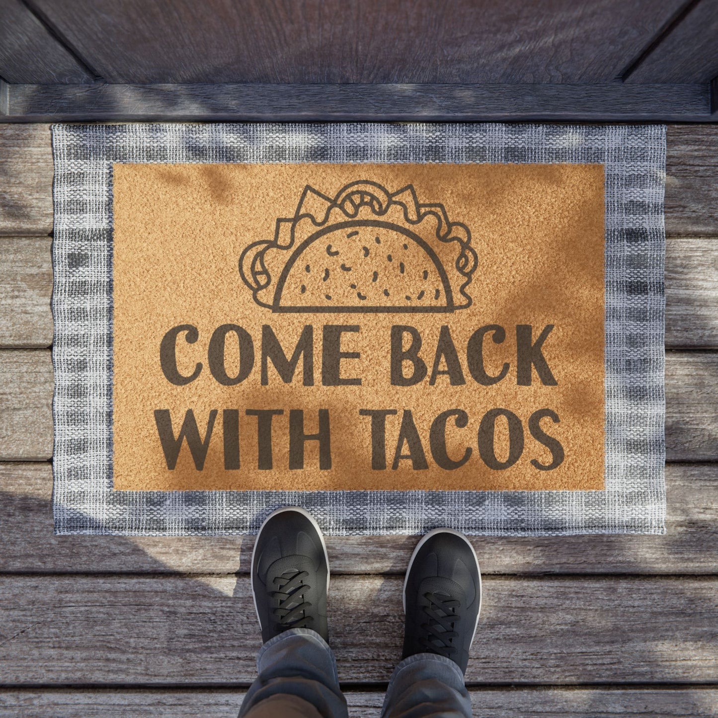 Come Back With Tacos Coconut Fiber Doormat