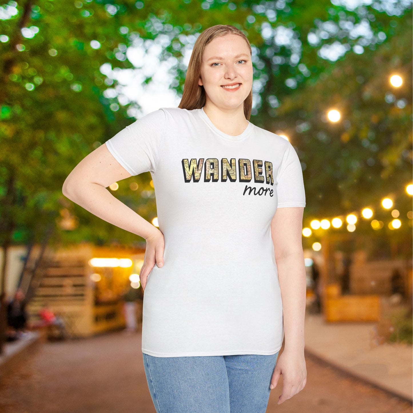 Wander More Adult T-shirt