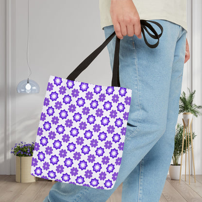 Purple Prism Garden Canvas Tote Bag