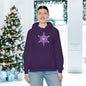Large Snowflake Adult Heavy Blend™ Hooded Sweatshirt
