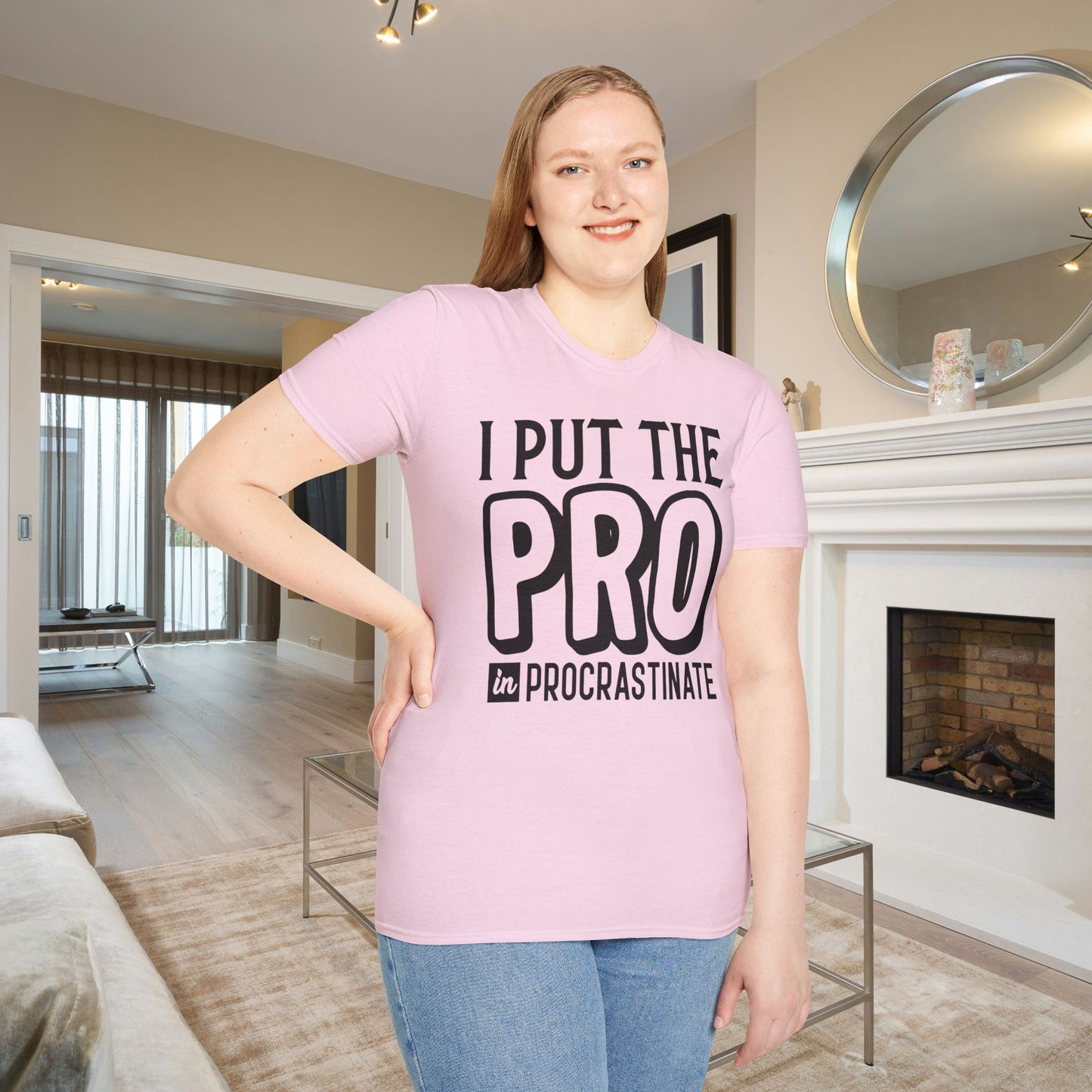I Put The Pro in Procrastinate Adult T-shirt