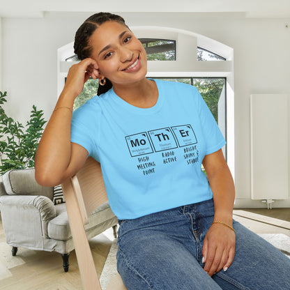 Mother Periodic Table Elements Adult T-shirt