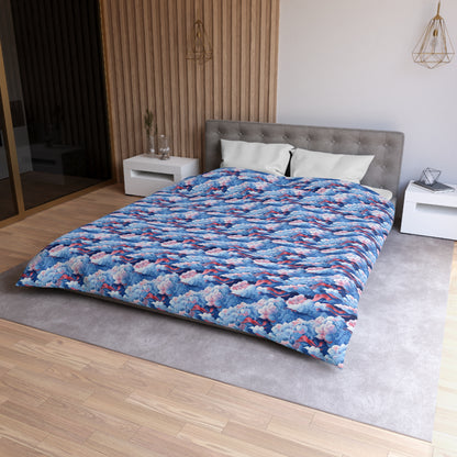 Azure Kumo Flow Duvet Bedding Set