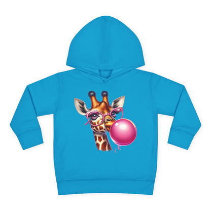 Girraffe Blowing Bubble Toddler Hoodie