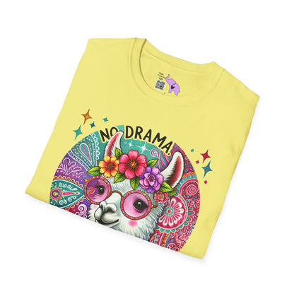 No Drama Just Llama Adult T-shirt