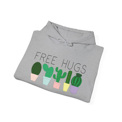 Free Hugs (Cactus) Heavy Blend™ Hooded Sweatshirt