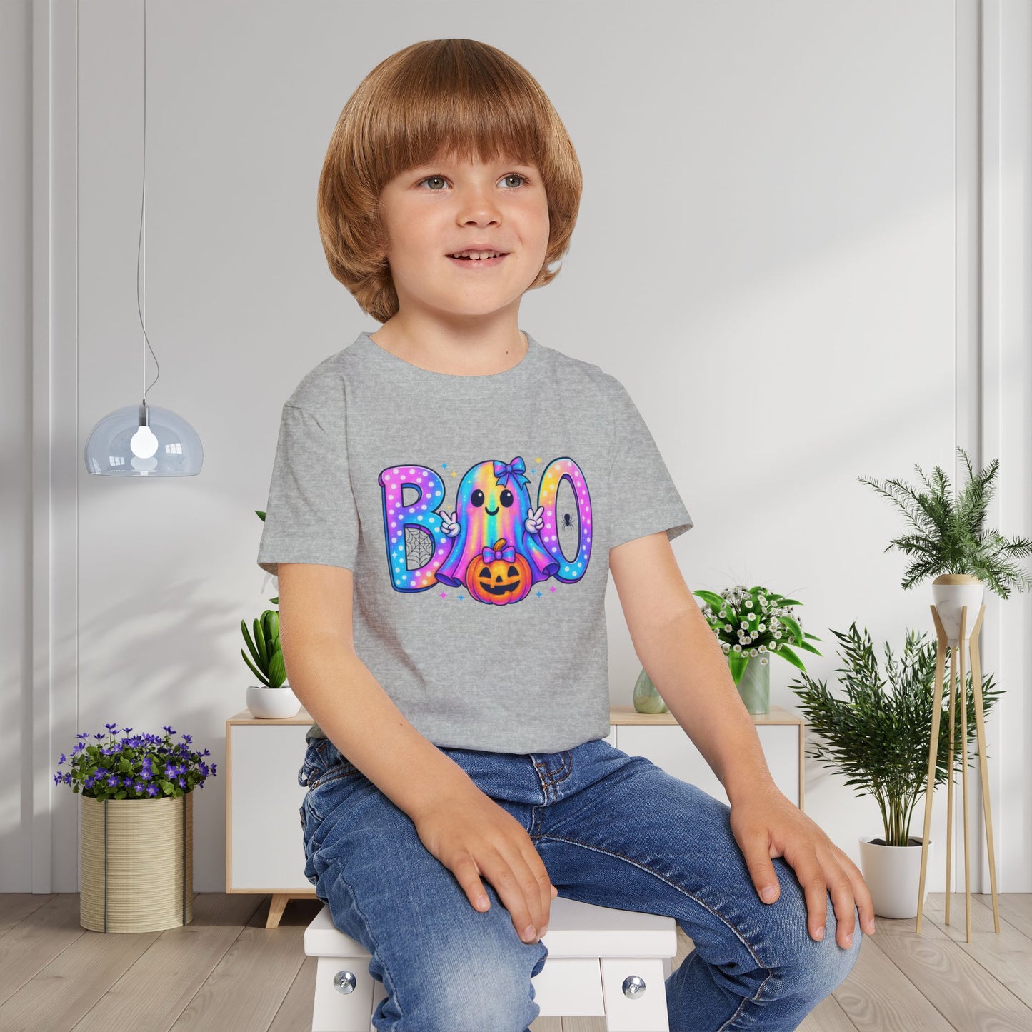 Pastel Boo Heavy Cotton™ Toddler T-shirt