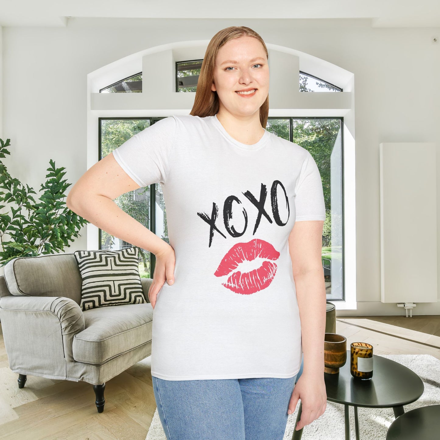 XOXO Lips Adult T-shirt