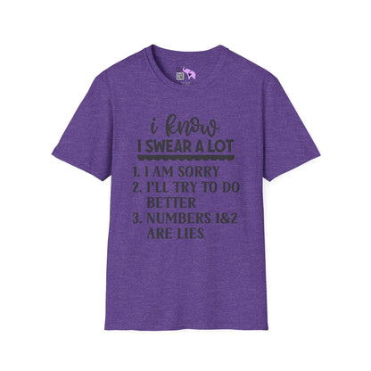 I Know I Swear Alot... Adult T-shirt