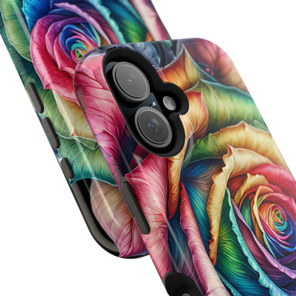 Colorful Rose MagSafe® Compatible Tough Case for iPhone