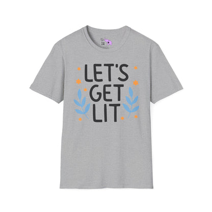 Hanukkah Let's Get Lit Adult T-shirt