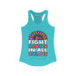 Fight Cancer In All Colors 26 Women's Ideal Racerback Tank