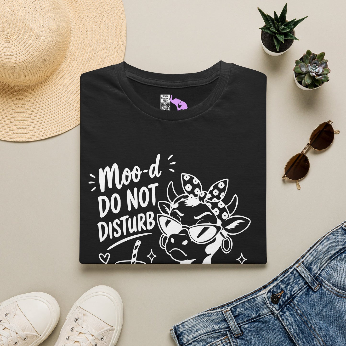 Moo-d: Do Not Disturb Given Adult T-shirt