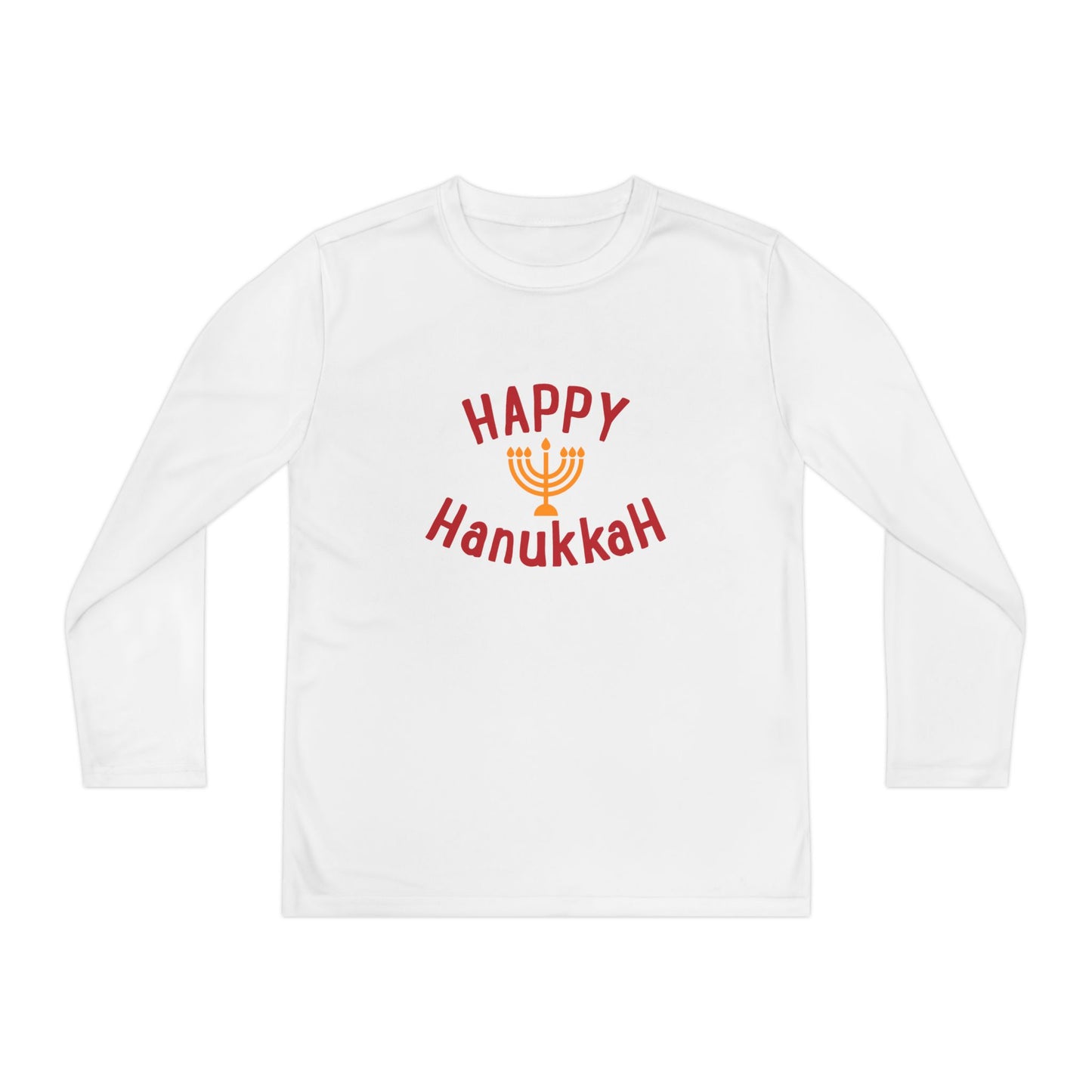 Happy Hanukkah Youth Long Sleeve Tee