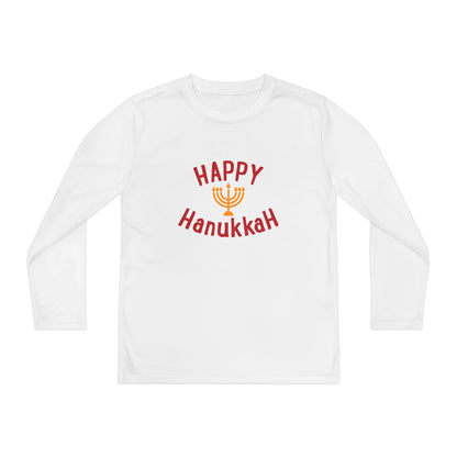 Happy Hanukkah Youth Long Sleeve Tee