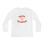 Happy Hanukkah Youth Long Sleeve Tee