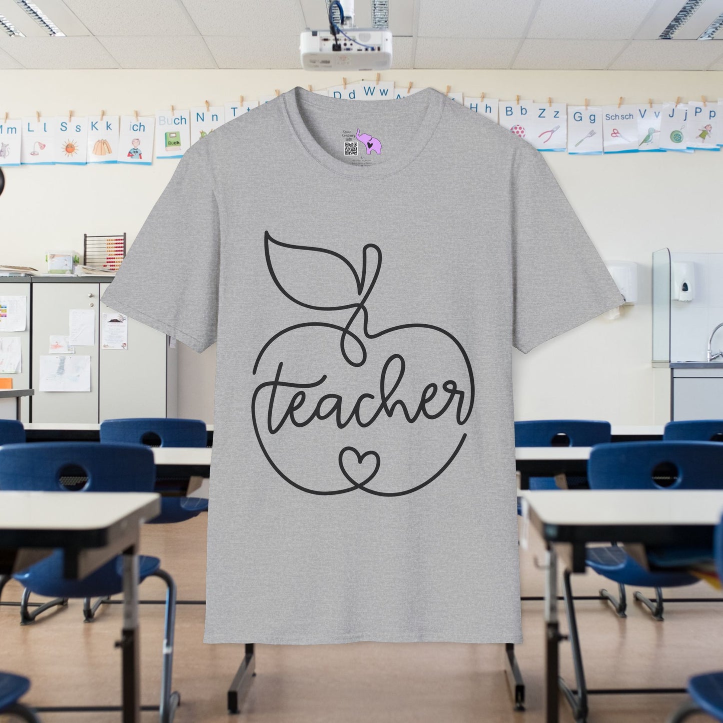 Teacher w/Apple T-shirt