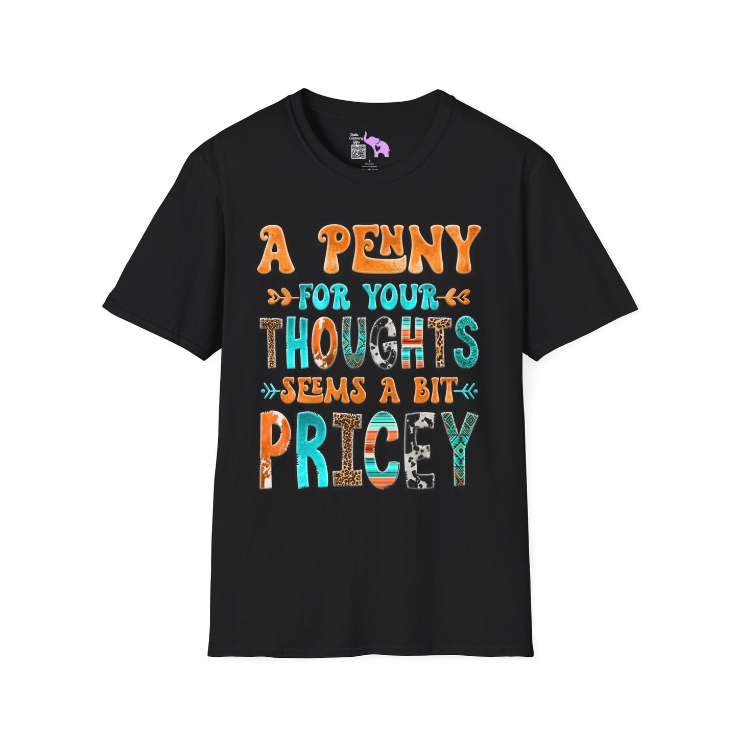 A Penny For Your Thoughts Adult T-shirt