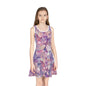 Ethereal Bloomscape Girls' Sleeveless Sundress