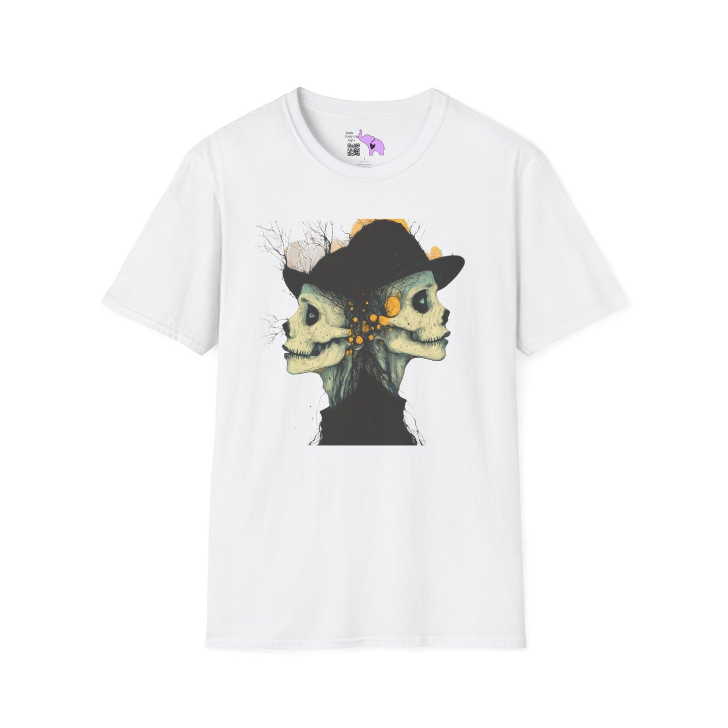 Creepy Skull Witches Adult T-shirt