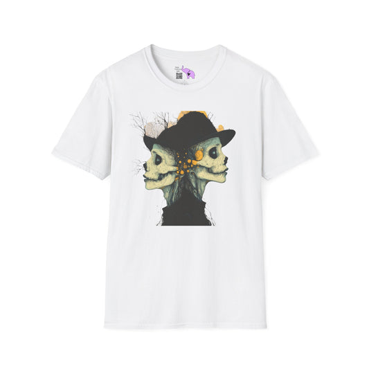 Creepy Skull Witches Adult T-shirt