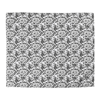 Whispering Blooms Microfiber Duvet Cover