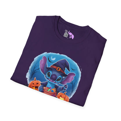 Halloween Stitch Adult T-shirt