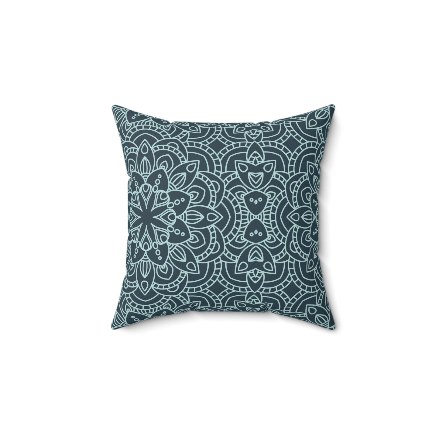 Mandala Midnight Throw Pillow