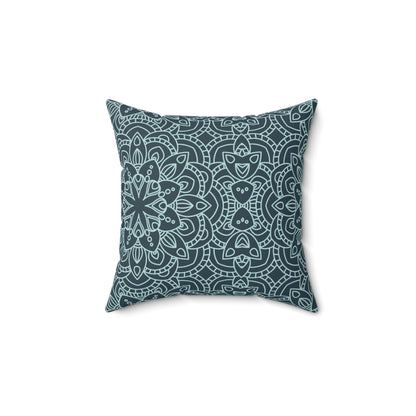 Mandala Midnight Throw Pillow