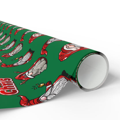 Santa Gnomes Custom Wrapping Paper (Chris)
