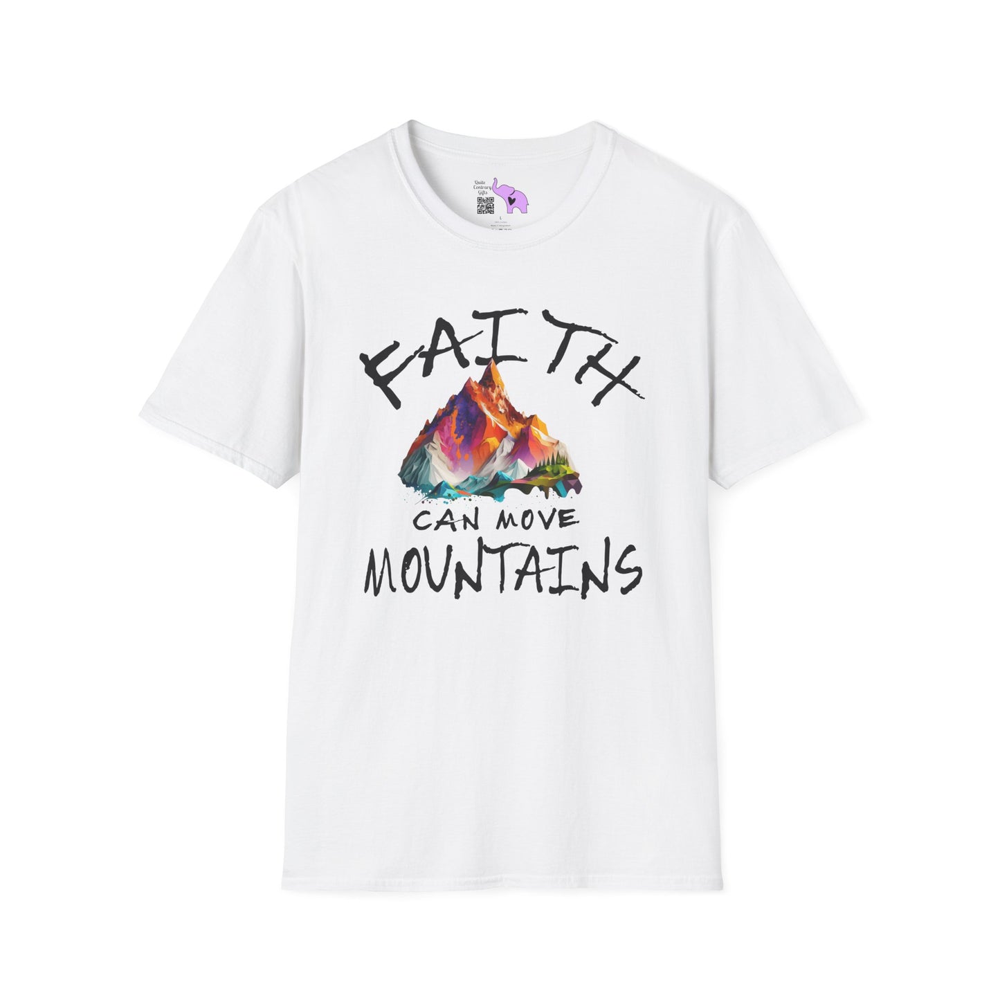 Faith Can Move Mountains Adult T-shirt
