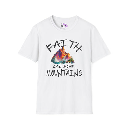 Faith Can Move Mountains Adult T-shirt