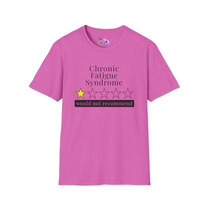 Chronic Fatigue Syndrome 1 Star Would Not Recommend Adult T-shirt