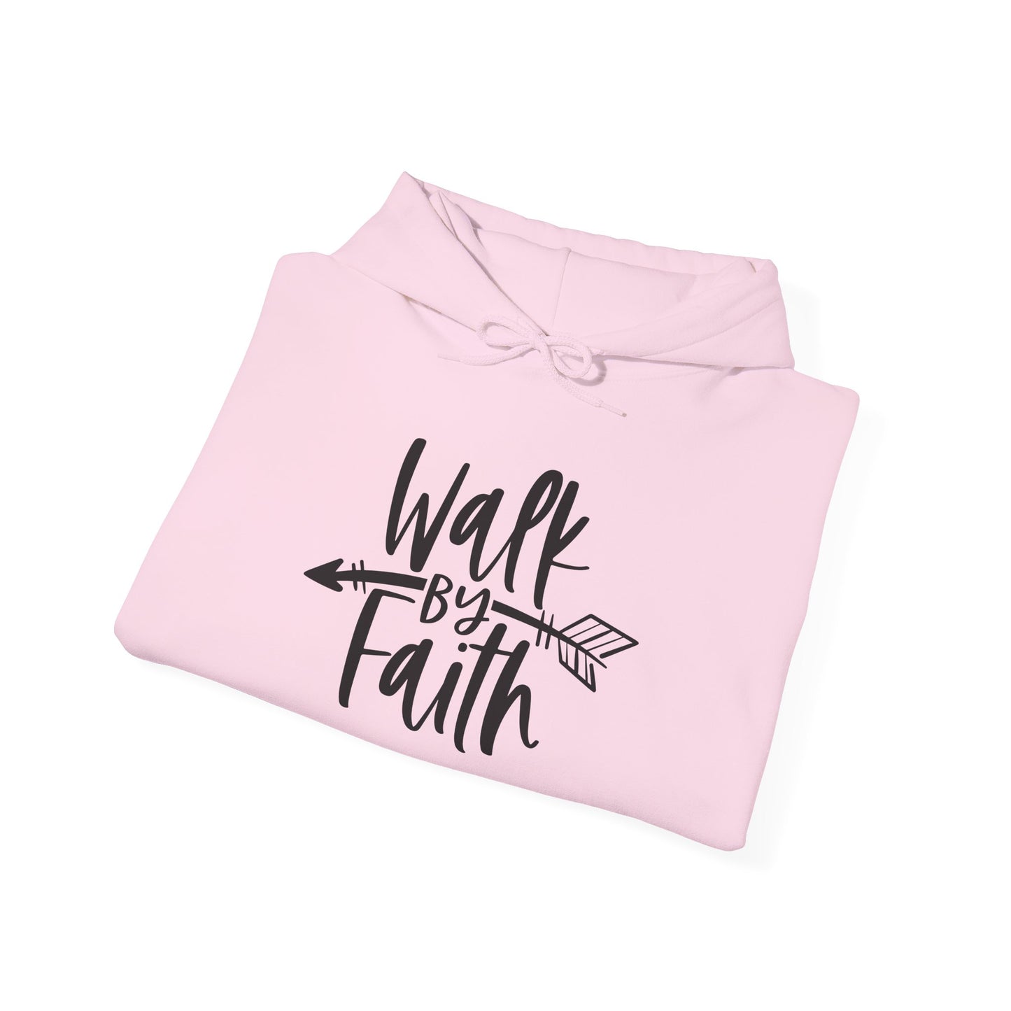 Walk By Faith Heavy Blend™ Hooded Sweatshirt