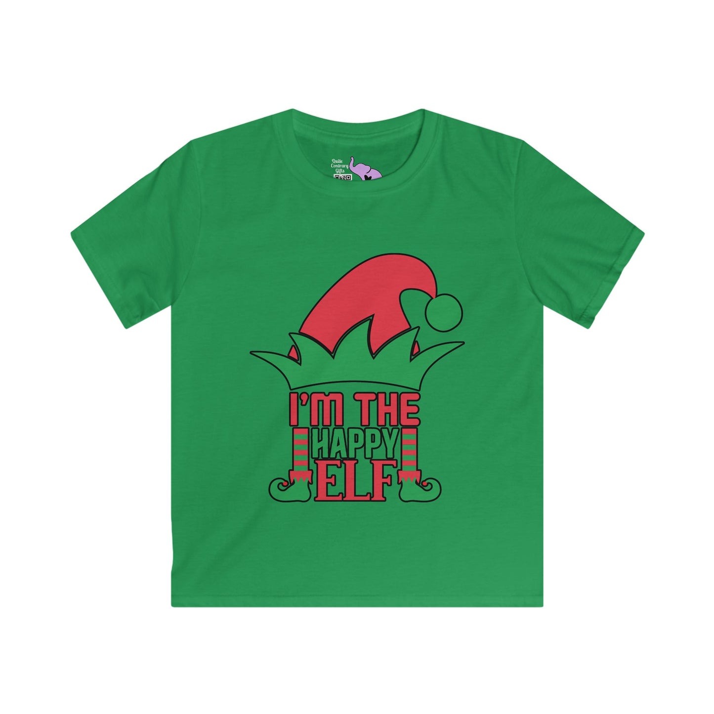 I'm The Happy Elf Youth Softstyle Tee