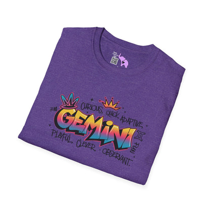 Gemini Street Art Adult T-shirt