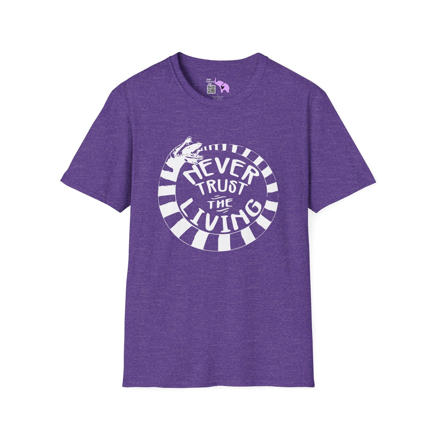 Never Trust The Living Beetlejuice Adult T-shirt